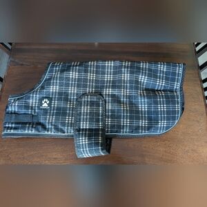 XXL Shedrow Plaid Glacier Dog Coat